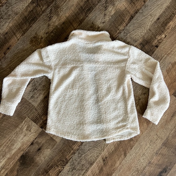 BKE Cream Textured Shacket - Picture 9 of 11